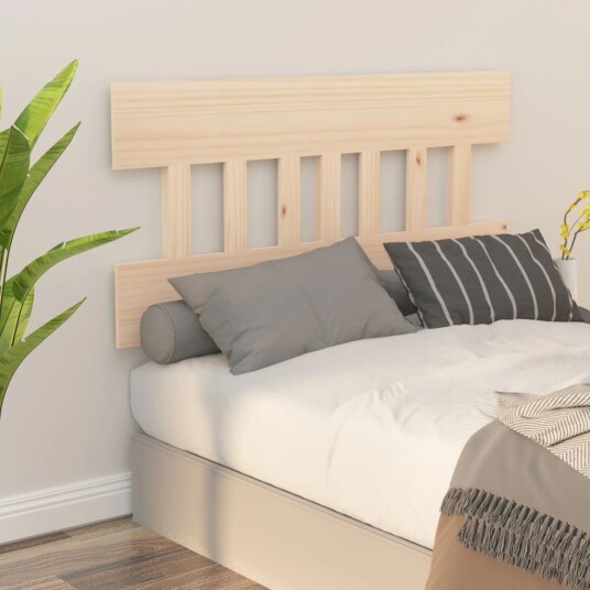 vidaXL Sengegavl 153,5x3x81 cm heltre furu