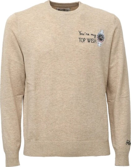 MC2 Saint Barth Herre Strikkevarer Beige L,