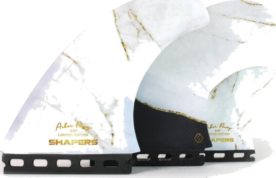 Shapers x Album Modern Keel Twin Fin Set Blue White