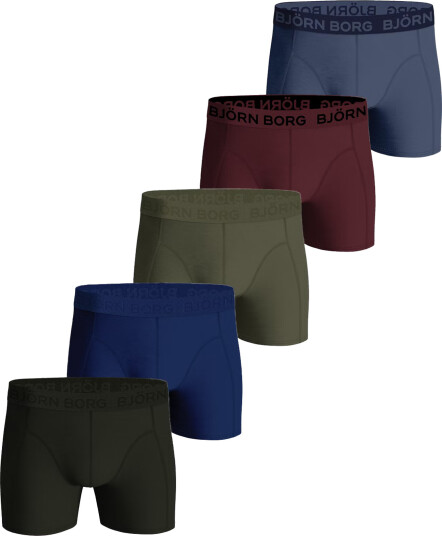 Björn Borg Cotton Stretch Boxer 5-Pack Flerfarget XXL Björn Borg Cotton Stretch Boxer 5-Pack Flerfarget XXL
