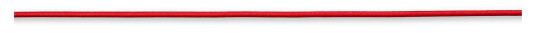 Strikksnor Rød, 2,5 mm Strikksnor Rød, 2,5 mm
