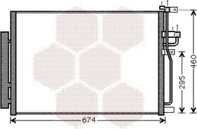VAN WEZEL 37005436 Kondensator, klimaanlegg VAN WEZEL 37005436 Kondensator, klimaanlegg