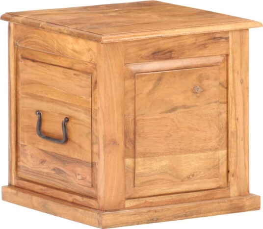 vidaXL Kiste 40x40x40 cm heltre akasie vidaXL Kiste 40x40x40 cm heltre akasie