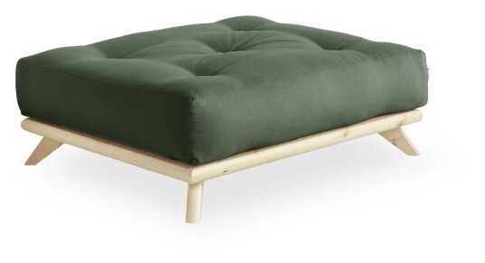 Karup Design Senza Puff, OlivenGrønn/Natur Unoliving 1580365-07-0 1580365-10-0