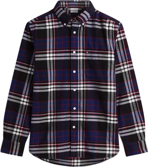 Tommy Hilfiger Hero Flannel Tartn Chck Rf Shirt Navy XL