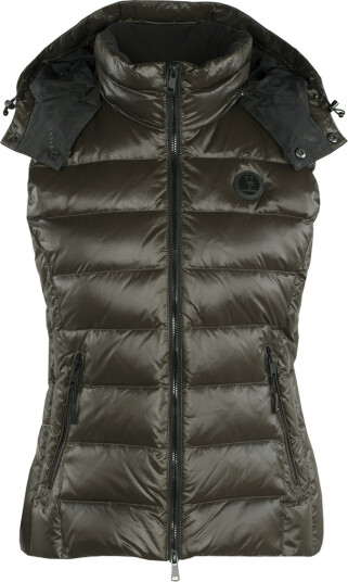 Olivia Down Vest Olive XS Glossy down vest
