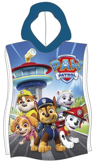 Licens Badeponcho   Myk og koselig Paw Patrol Lett hurtigtørkende barneponcho for barn