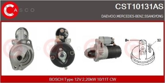 CASCO CST10131AS Starter CASCO CST10131AS Starter