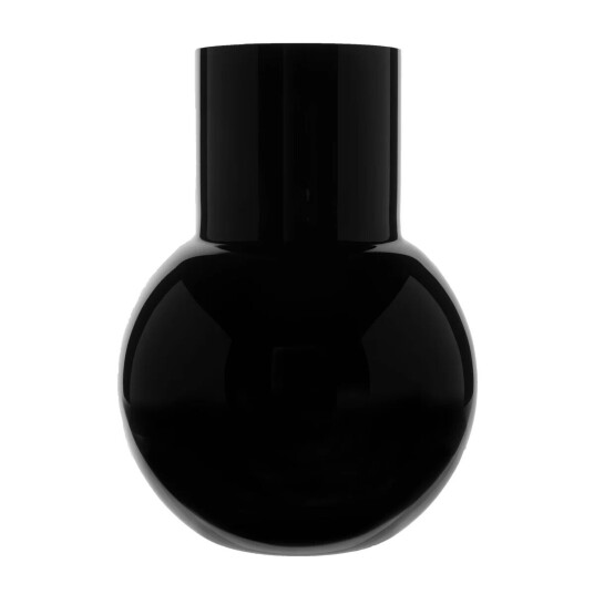 Skrufs Glasbruk Pallo vas Svart 20 cm Skrufs Glasbruk Pallo vas Svart 20 cm