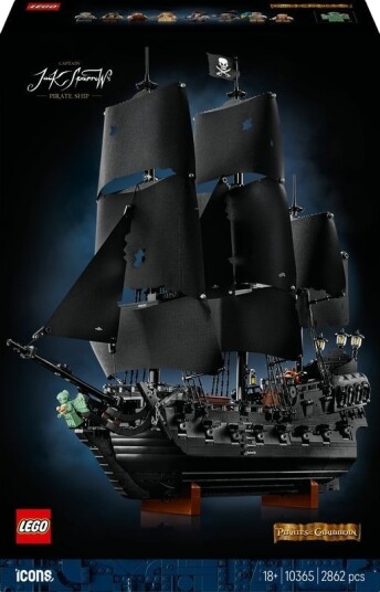 Lego Kaptein Jack Sparrows Sjørøverskute