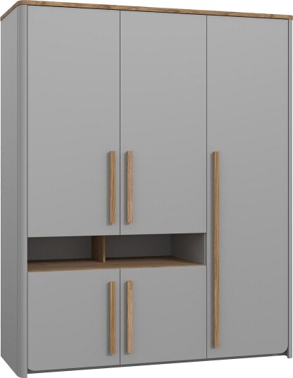 Ahmetbay Garderobe 59x158 cm - Grå/Brun