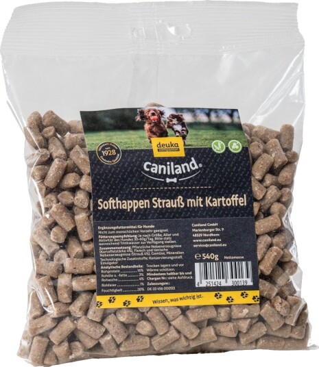 Caniland Soft Strutsebiter kornfri 540 g