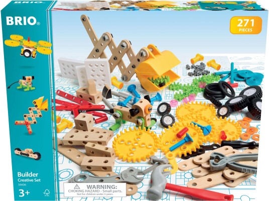 BRIO 34606 Builder Creative Byggesett 271 Deler BRIO 34606 Builder Creative Byggesett 271 Deler