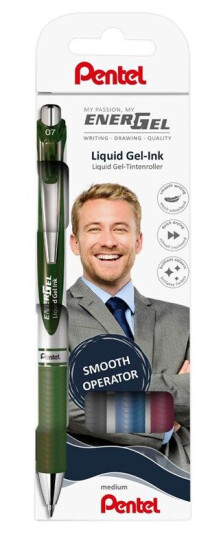 Pentel BL77-4COL2 Energel Roller Pentel BL77-4COL2 Energel Roller