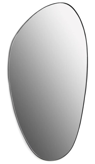 Serax speil L 54,5x113 cm Black