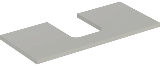Geberit One 505.274.00.7 Benkeplate 105 cm Grå