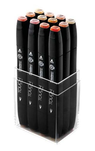 Touch Twin Marker 12-set Skin Touch Twin Marker 12-set Skin