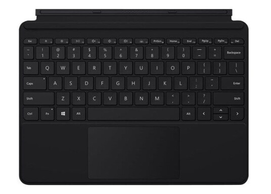 Microsoft Surface Go Type Cover - keyboard - with trackpad accelerometer - English - black - Tastatur - Amerikansk Engelsk - Svart