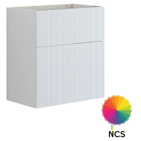 Dansani Inzo Riflet Servantskap Slim 2 Skuff B60 80xh64xd35cm NCS Farge / 60cm