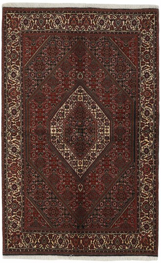 Håndknyttet. Opphav: Persia Bidjar Zandjan Teppe 142x221