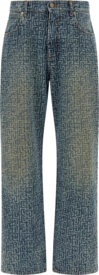 Balmain, Herre, Jeans, Blå, W33,