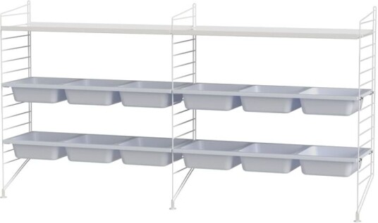 String barnerom hvit Kombinasjon F