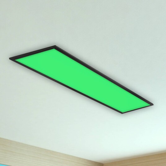 Briloner LED-panel Colour, dimbar, Sort, Stue / spisestue, Kunststoff, Moderne Briloner LED-panel Colour, dimbar, Sort, Stue / spisestue, Kunststoff, Moderne