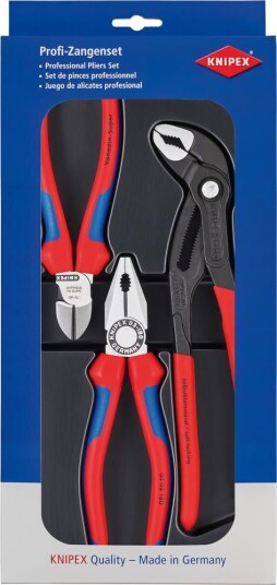 Knipex 3-delt Verktøysett med Universaltang og Skrutrekkere Knipex 3-delt Verktøysett med Universaltang og Skrutrekkere