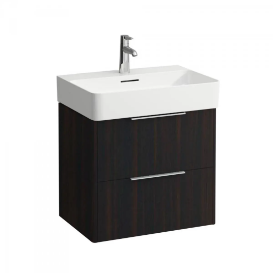 Laufen Base Servantskap med 2 skuffer 58,5x39x53 cm Mørk Brun Alm