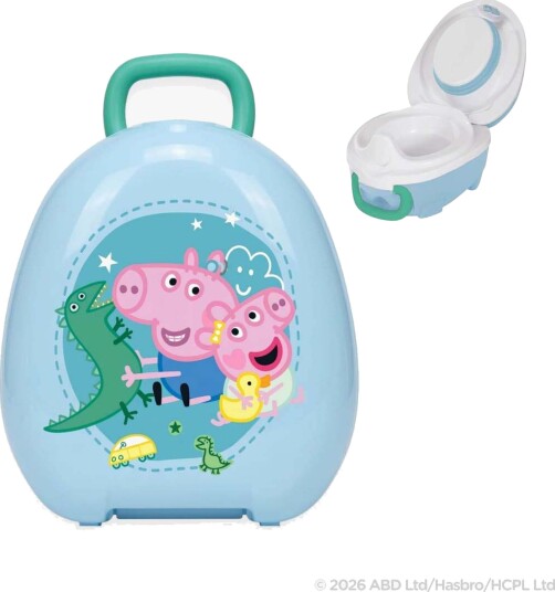 Peppa Gris Bærbar Potte Blå