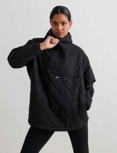 aim´n Oversized Quilted Anorak - Black - XS