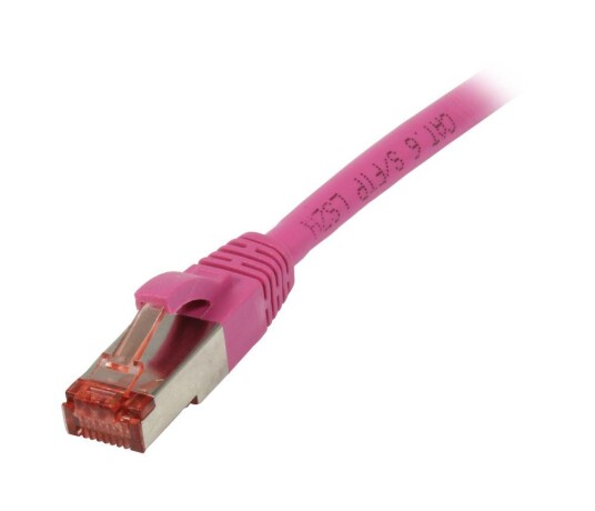 Synergy RJ45 Nettverkskabel Cat6 S/FTP 0,25m Magenta