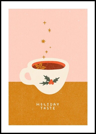 Mulled wine mug. Holiday Taste Plakat Plakat / 30x40cm Mulled wine mug. Holiday Taste Plakat Plakat / 30x40cm