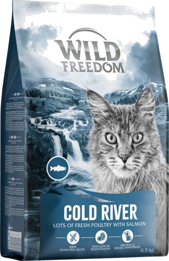 Wild Freedom Tørrfôr Adult Cold River Med Laks Kornfri Oppskrift Ny 6.5 kg