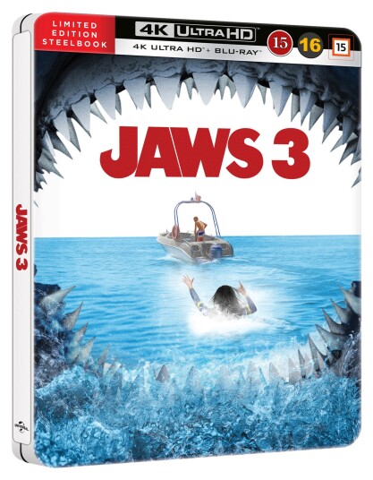 Jaws 3 Limited Steelbook (4K Ultra HD + Blu-ray) Jaws 3 Limited Steelbook (4K Ultra HD + Blu-ray)