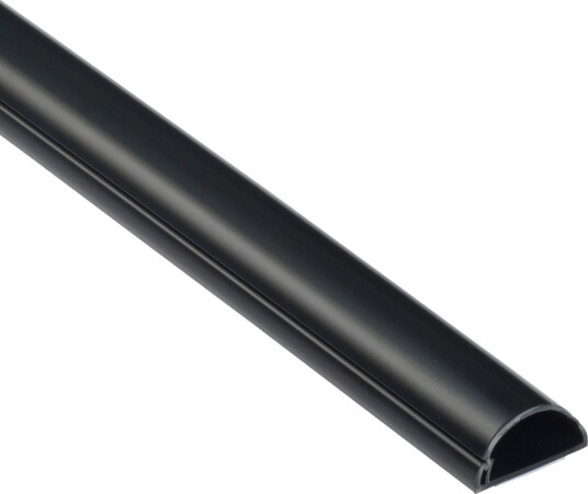 D Line Kabelkanal Trunking 2m Sort D Line Kabelkanal Trunking 2m Sort