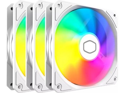 Cooler Master MF120 Lite ARGB Vifte 3pk (hvit)