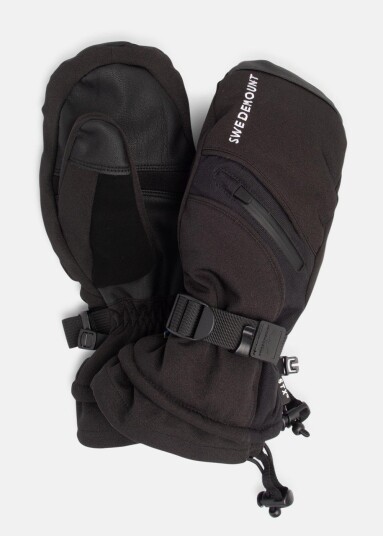 St. Anton Ski Mitten Jr, Black, M,  Skihansker