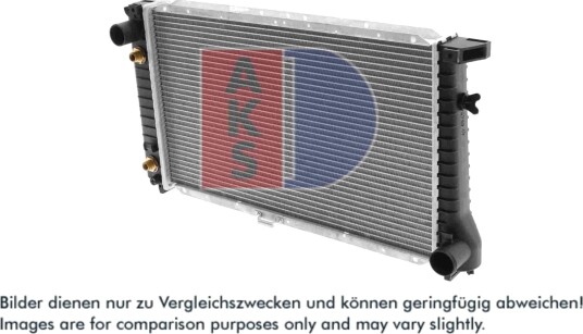 AKS DASIS 050970N Radiator motorkjøling