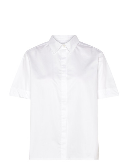 Naja Lauf Tali Shirt Cotton Sateen - White - 42 Naja Lauf Tali Shirt Cotton Sateen - White - 42