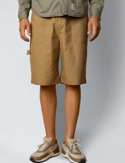 Fat Moose Malone Ribstop Shorts Khaki green XXXL