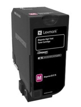 Lexmark CX725 TONER CARTRIDGE MAGENTA - Laser toner Rød