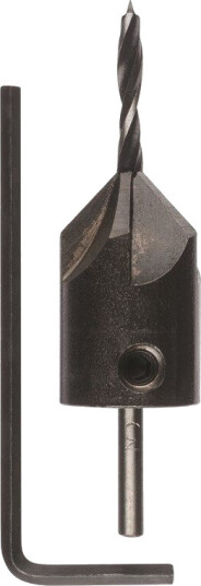 Bosch 3 mm Trespiralbor for Tre - 60 mm Lengde