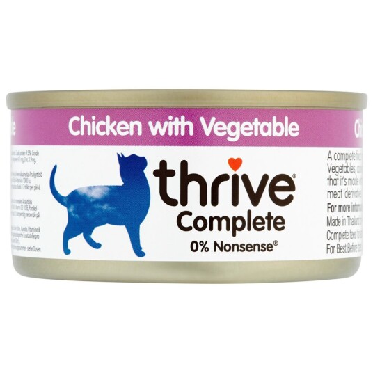 Thrive Complete 6 X 75 G Kylling Med Grønnsaker