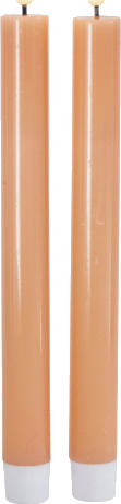 Sirius Sille LED kronelys batteri orange