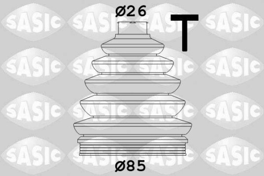 Sasic Mansjett drivaksel SASIC 1906038