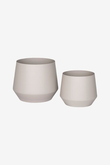 House Nordic - Krukker TROFA sett med 2 stk. - Beige House Nordic - Krukker TROFA sett med 2 stk. - Beige