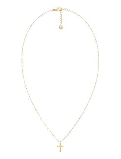 EDBLAD Spirit Cross Necklace Gold Guld One Size 45 cm