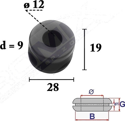 Bøssing ROMIX C70387
