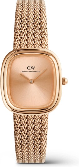 Rose Gold 24mm Watch Margot Braided Mesh Unitone | DW